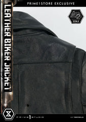 Terminator Leather Biker Jacket for 1/2 T-800 Statues 4580708040455