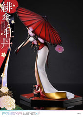 Original Illustration by Fuzichoco Prisma Wing PVC Statue 1/7 Scarlet Umbrella And Peony 28 cm 4582647120397