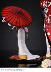 Original Illustration by Fuzichoco Prisma Wing PVC Statue 1/7 Scarlet Umbrella And Peony 28 cm 4582647120397