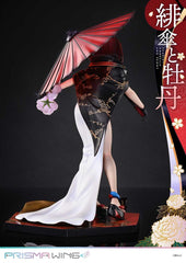 Original Illustration by Fuzichoco Prisma Wing PVC Statue 1/7 Scarlet Umbrella And Peony 28 cm 4582647120397