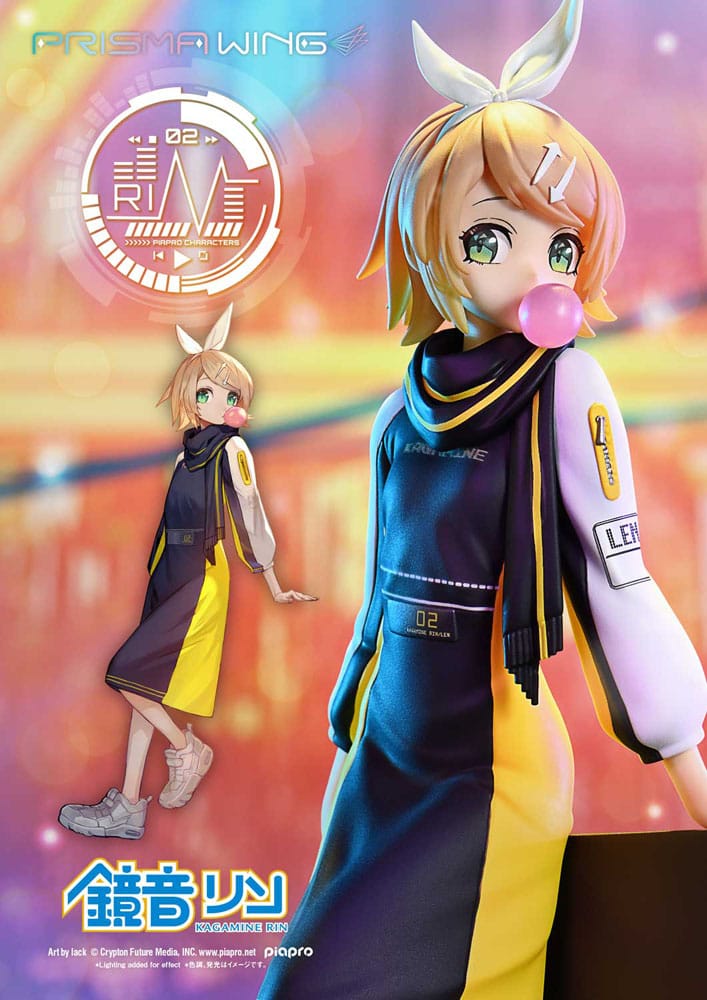 Vocaloid Piapro Characters Prisma Wing PVC Statue 1/7 Kagamine Rin (Art by lack) 21 cm 4582647120755