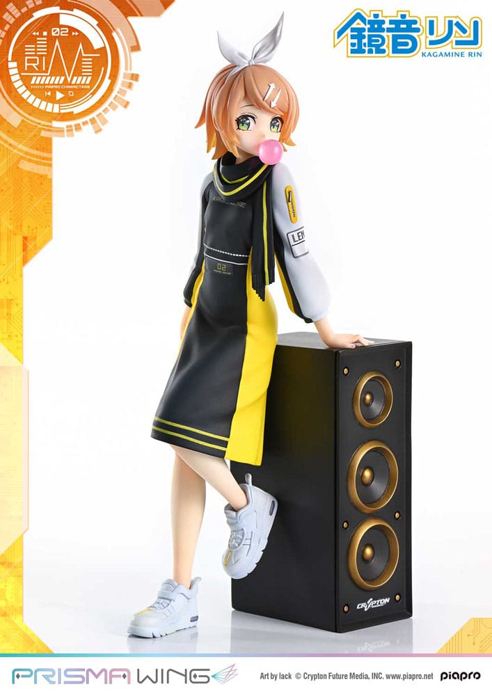 Vocaloid Piapro Characters Prisma Wing PVC Statue 1/7 Kagamine Rin (Art by lack) 21 cm 4582647120755