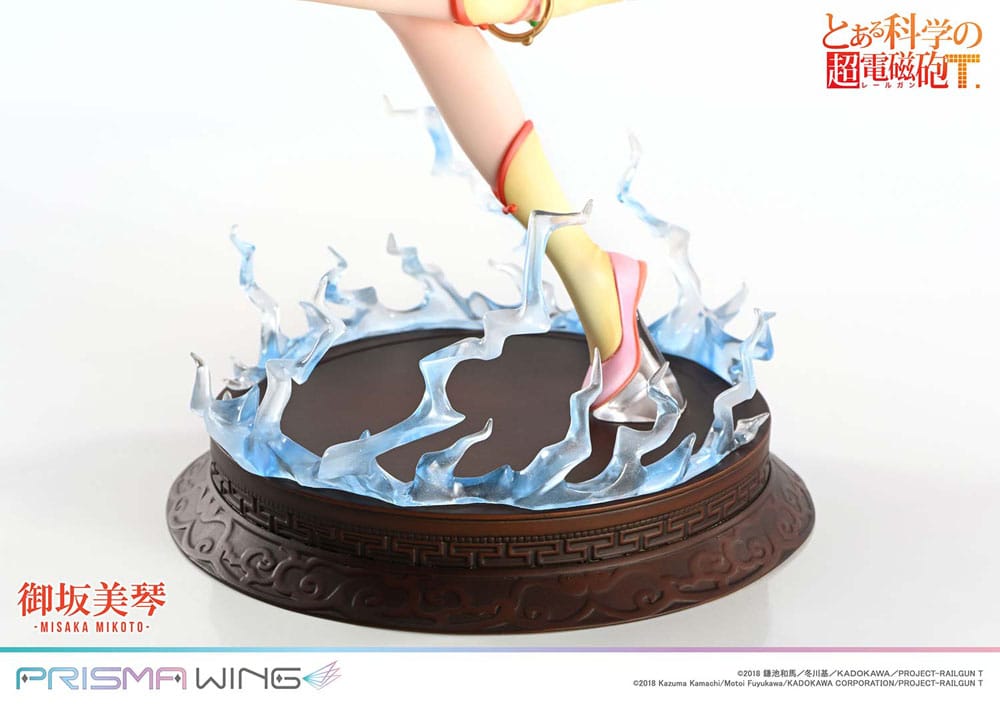 To Aru Kagaku no Railgun Prisma Wing PVC Statue 1/7 Misaka Mikoto 22 cm 4580708049335