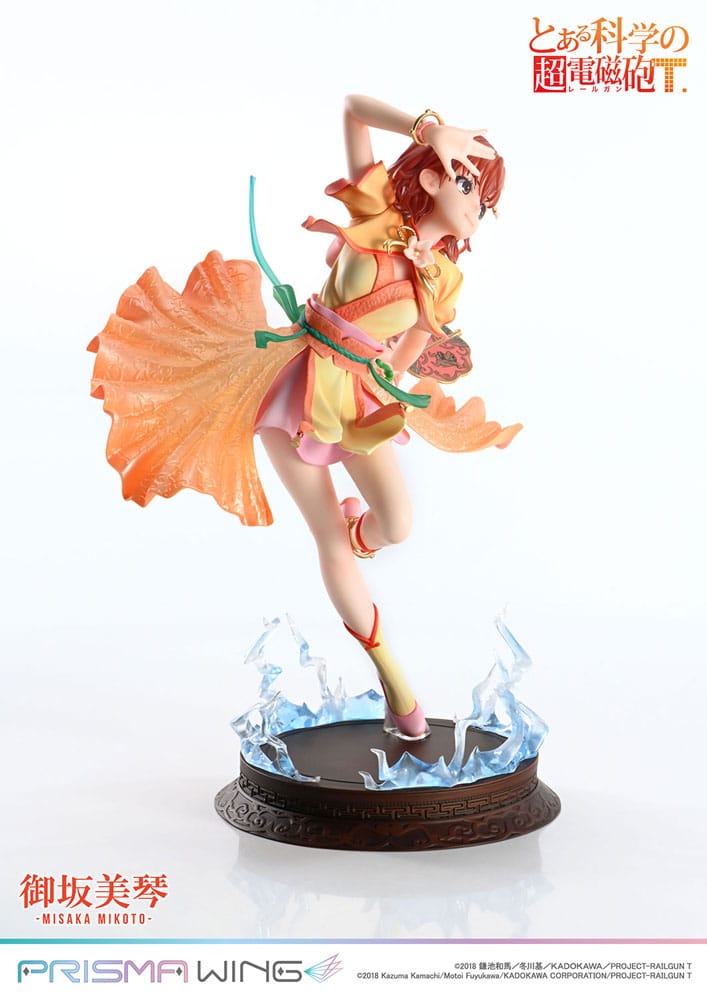 To Aru Kagaku no Railgun Prisma Wing PVC Statue 1/7 Misaka Mikoto 22 cm 4580708049335