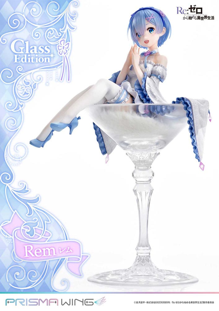 Re:Zero - Starting Life in Another World Prisma Wing PVC Statue 1/7 Rem Glass Edition 23 cm 4580708049502