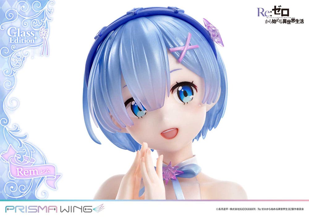 Re:Zero - Starting Life in Another World Prisma Wing PVC Statue 1/7 Rem Glass Edition 23 cm 4580708049502