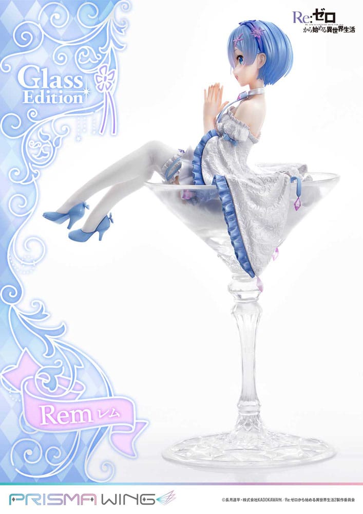 Re:Zero - Starting Life in Another World Prisma Wing PVC Statue 1/7 Rem Glass Edition 23 cm 4580708049502