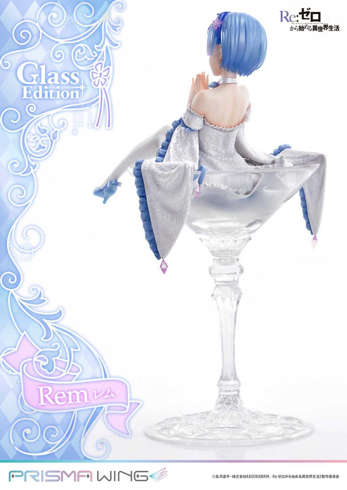 Re:Zero - Starting Life in Another World Prisma Wing PVC Statue 1/7 Rem Glass Edition 23 cm 4580708049502