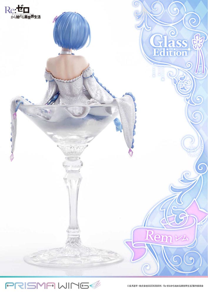 Re:Zero - Starting Life in Another World Prisma Wing PVC Statue 1/7 Rem Glass Edition 23 cm 4580708049502