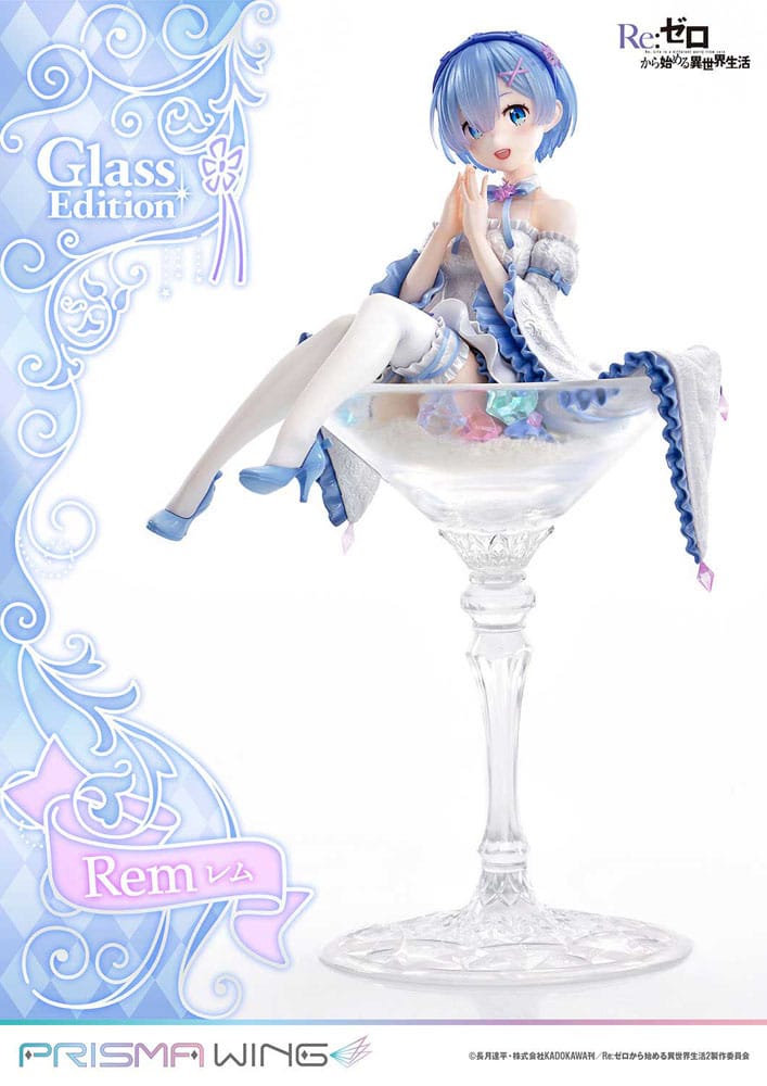 Re:Zero - Starting Life in Another World Prisma Wing PVC Statue 1/7 Rem Glass Edition 23 cm 4580708049502