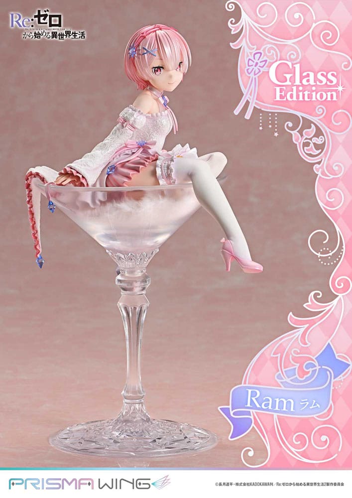 Re:ZERO Starting Life in Another World Prisma Wing PVC Statue 1/7 Ram Glass Edition 24 cm 4582647121226