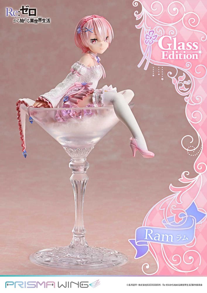 Re:ZERO Starting Life in Another World Prisma Wing PVC Statue 1/7 Ram Glass Edition 24 cm 4582647121226