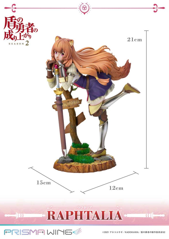 The Rising of the Shield Hero Season 2  Prisma Wing PVC Statue 1/7 Raphtalia 21 cm 4580708046563