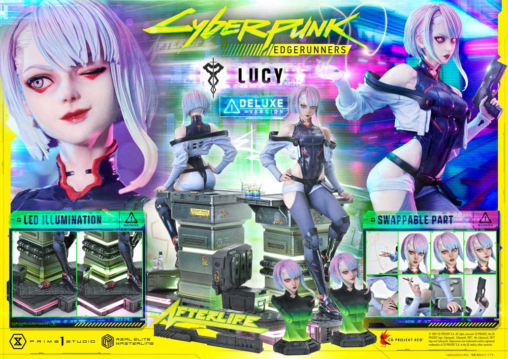 Cyberpunk: Edgerunners Real Elite Masterline Series Statue 1/4 Deluxe Bonus Version 50 cm 4582647121523
