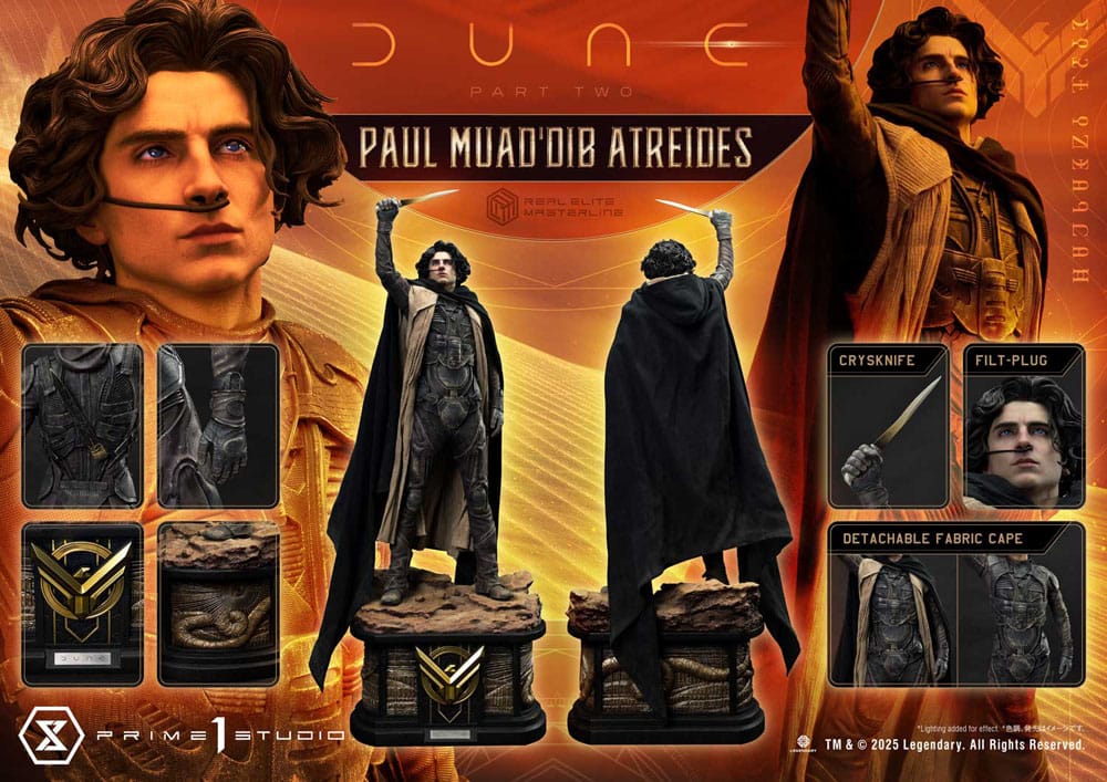 Dune: Part Two Real Elite Masterline Series Statue 1/3 Paul Atreides 90 cm 4582647120571