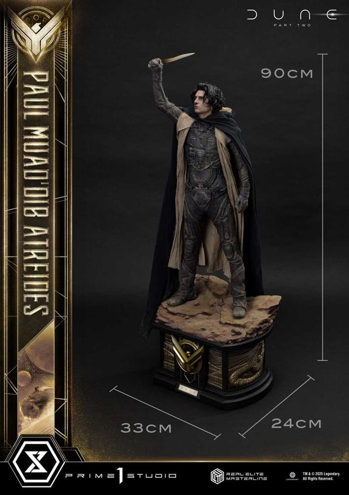 Dune: Part Two Real Elite Masterline Series Statue 1/3 Paul Atreides 90 cm 4582647120571