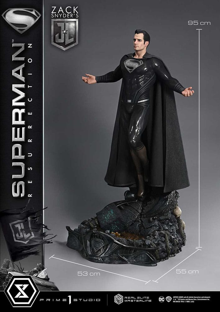 Zack Snyder's Justice League Real Elite Masterline Series Statue 1/3 Superman Resurrection Deluxe Ver. 95 cm 4582647120939