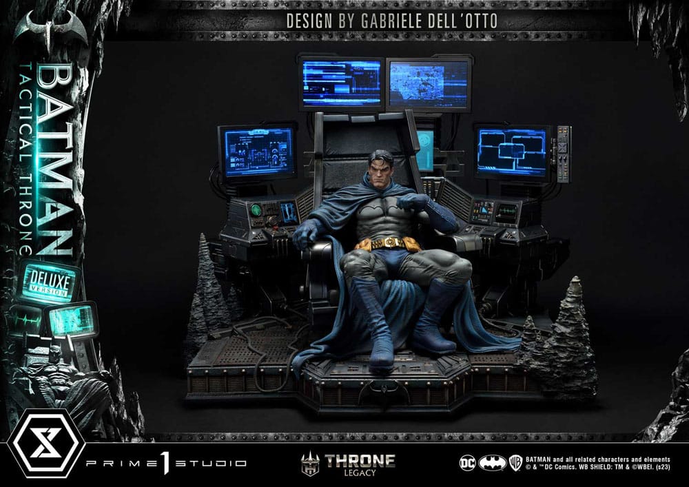 DC Comics Throne Legacy Collection Statue 1/3 Batman Tactical Throne Deluxe Version 57 cm 4580708047287