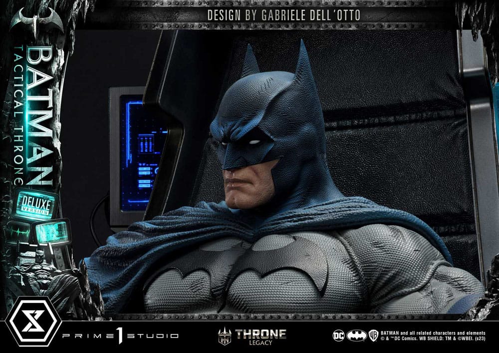 DC Comics Throne Legacy Collection Statue 1/3 Batman Tactical Throne Deluxe Version 57 cm 4580708047287