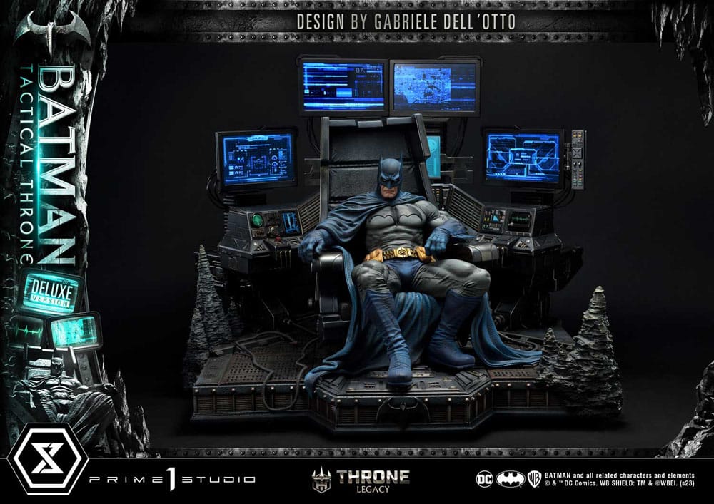 DC Comics Throne Legacy Collection Statue 1/3 Batman Tactical Throne Deluxe Bonus Version 57 cm 4580708047294