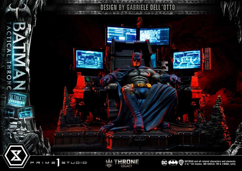 DC Comics Throne Legacy Collection Statue 1/3 Batman Tactical Throne Ultimate Version 57 cm 4580708047300