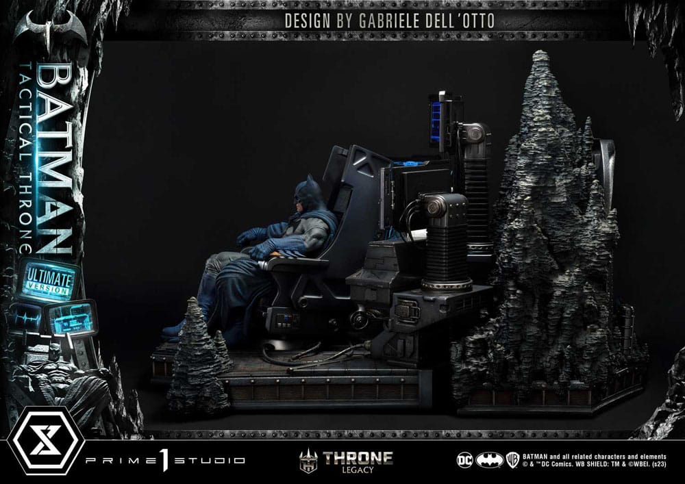 DC Comics Throne Legacy Collection Statue 1/3 Batman Tactical Throne Ultimate Bonus Version 57 cm 4580708047317