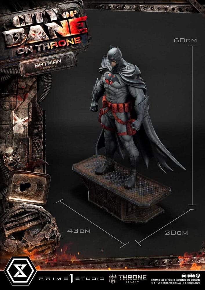 DC Comics Throne Legacy Collection Statue Statue 1/4 Flashpoint Batman 60 cm 4580708049250