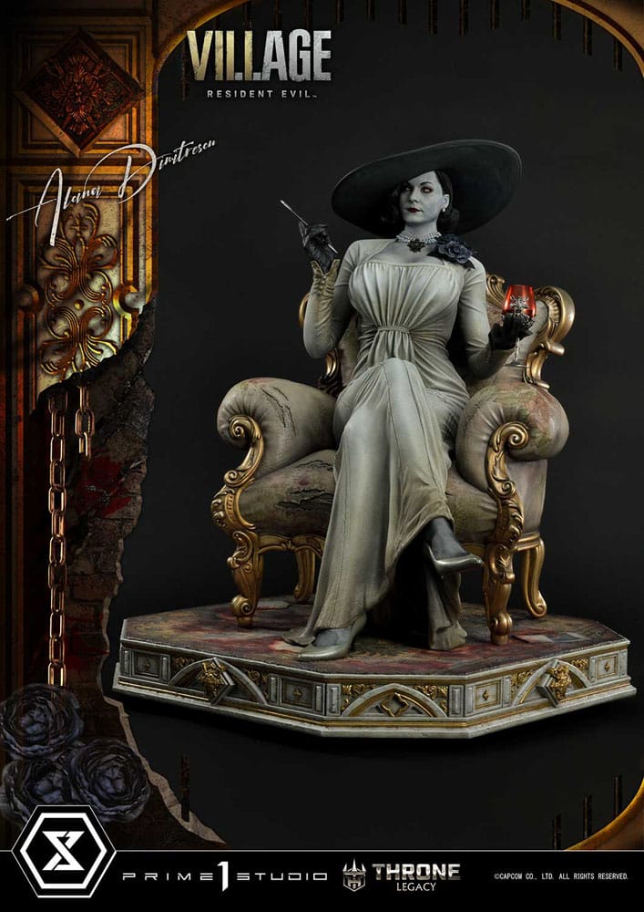 Resident Evil Village Throne Legacy Collection Statue 1/4 Alcina Dimitrescu 66 cm 4580708047898