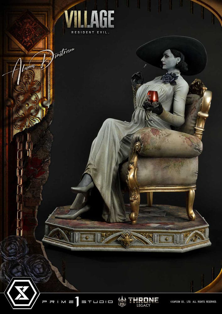 Resident Evil Village Throne Legacy Collection Statue 1/4 Alcina Dimitrescu 66 cm 4580708047898