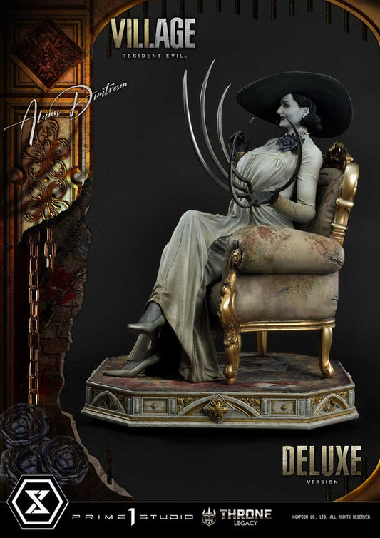 Resident Evil Village Throne Legacy Collection Statue 1/4 Alcina Dimitrescu Deluxe Version 66 cm 4580708047935