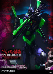 Neon Genesis Evangelion Statue Evangelion Test Type-01 Night Battle Version 77 cm 00UDMEVA-01NB