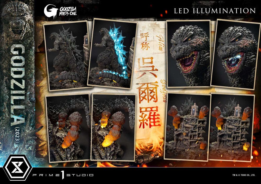 Godzilla Minus One Diorama Masterline Series Godzilla 2023 Bonus Version 70 cm 4580708049618