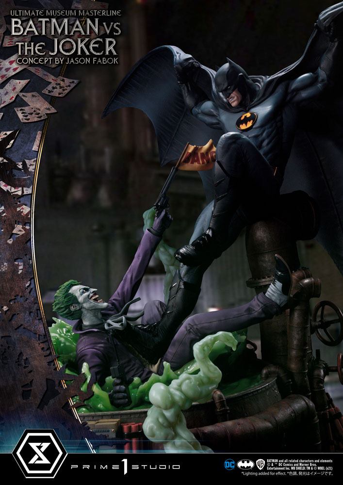 DC Comics Statue 1/3 Batman vs. The Joker by Jason Fabok 85 cm 4580708036052