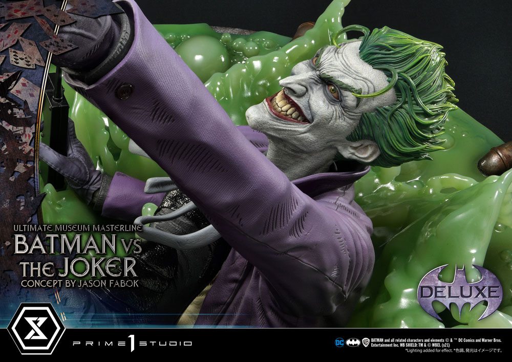 DC Comics Statue 1/3 Batman vs. The Joker by Jason Fabok Deluxe Bonus Version 85 cm 4580708036083