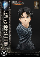 Attack on Titan Ultimate Premium Masterline Series Statue 1/4 Levi Versus Beast Titan Bonus Version 73 cm 4582647120069