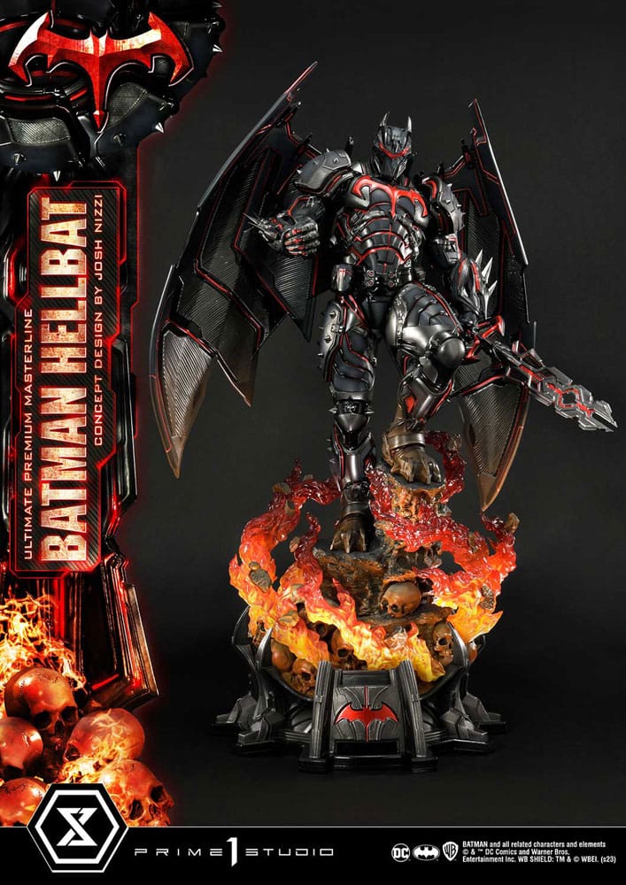 Batman Ultimate Premium Masterline Series Statue Hellbat Concept Design by Josh Nizzi Regular Version 76 cm 4580708048277