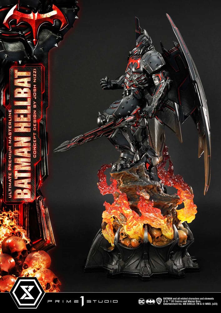 Batman Ultimate Premium Masterline Series Statue Hellbat Concept Design by Josh Nizzi Regular Version 76 cm 4580708048277