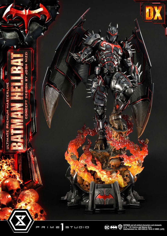 Batman Ultimate Premium Masterline Series Statue Hellbat Concept Design by Josh Nizzi Deluxe Version 76 cm 4580708048284