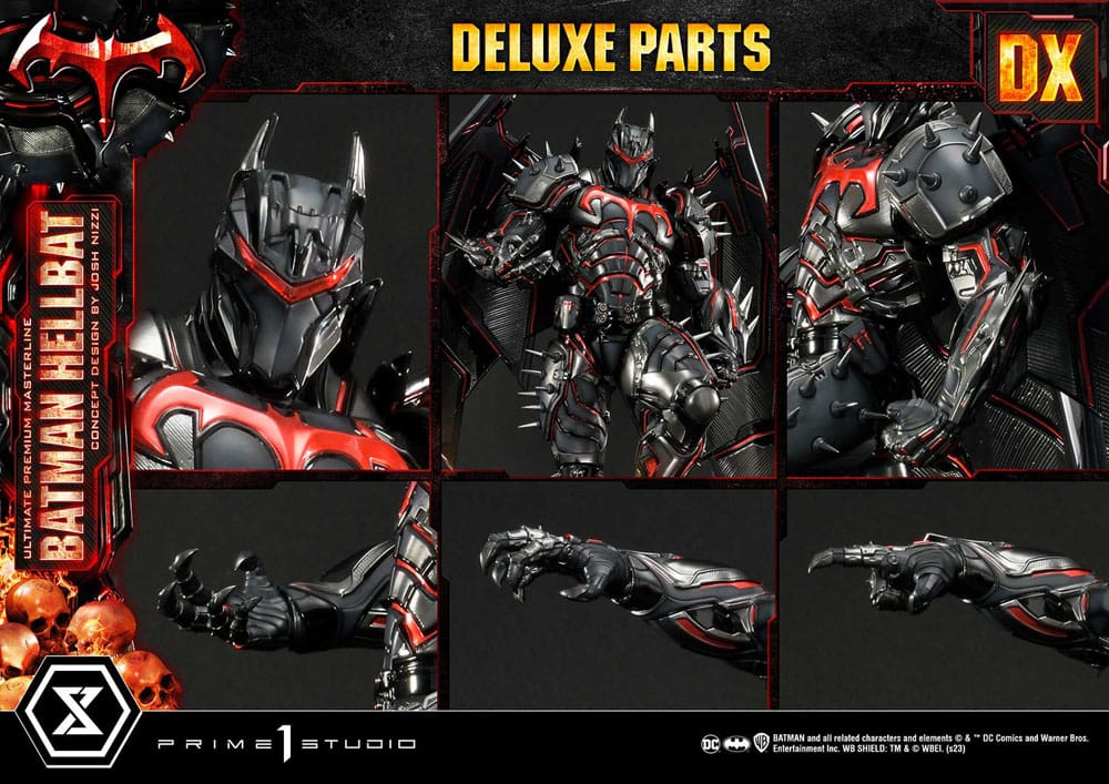 Batman Ultimate Premium Masterline Series Statue Hellbat Concept Design by Josh Nizzi Deluxe Version 76 cm 4580708048284