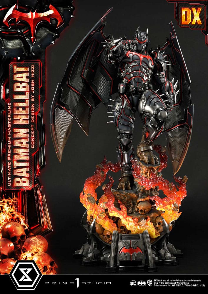 Batman Ultimate Premium Masterline Series Statue Hellbat Concept Design by Josh Nizzi Deluxe Version 76 cm 4580708048284