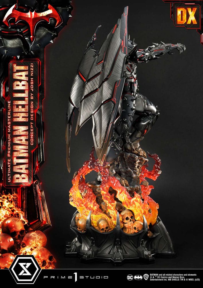 Batman Ultimate Premium Masterline Series Statue Hellbat Concept Design by Josh Nizzi Deluxe Version 76 cm 4580708048284