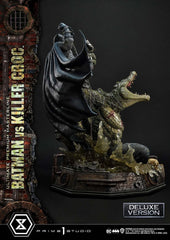 Batman Ultimate Premium Masterline Series Statue Batman Versus Killer Croc Deluxe Bonus Version 71 cm 4580708048475