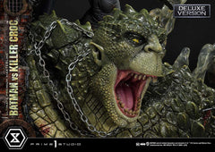 Batman Ultimate Premium Masterline Series Statue Batman Versus Killer Croc Deluxe Bonus Version 71 cm 4580708048475