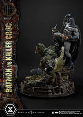 Batman Ultimate Premium Masterline Series Statue Batman Versus Killer Croc Deluxe Bonus Version 71 cm 4580708048475