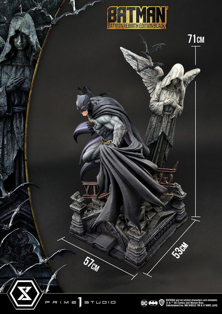 Batman Ultimate Premium Masterline Series Statue 1/4 Batman Rebirth Edition Black 71 cm 4580708049786