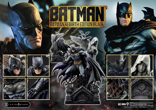 Batman Ultimate Premium Masterline Series Statue 1/4 Batman Rebirth Edition Black Deluxe Version 71 cm 4580708049793