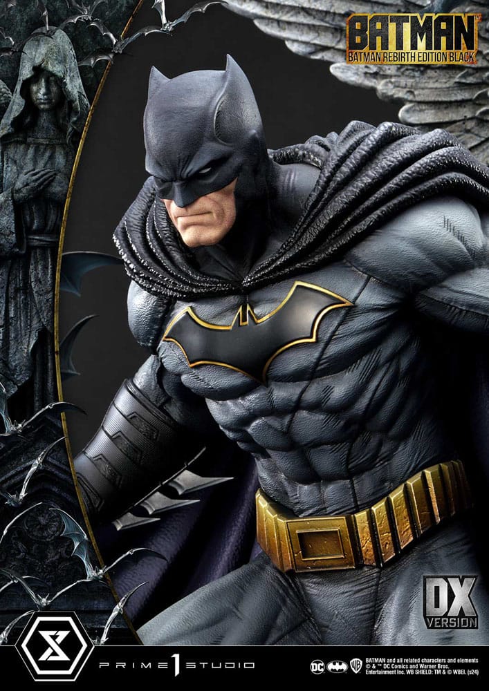 Batman Ultimate Premium Masterline Series Statue 1/4 Batman Rebirth Edition Black Deluxe Version 71 cm 4580708049793