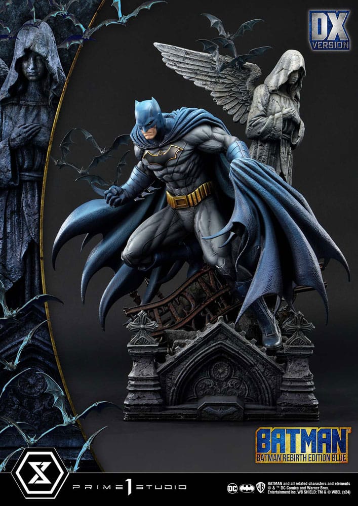 Batman Ultimate Premium Masterline Series Statue 1/4 Batman Rebirth Edition Blue Deluxe Version 71 cm 4580708049823