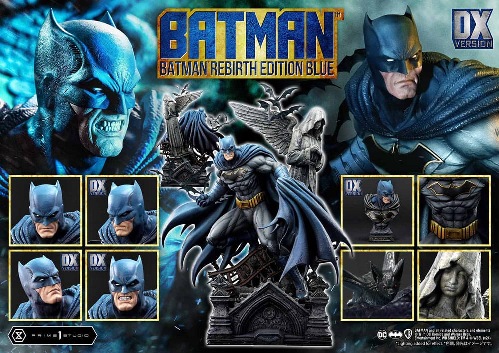 Batman Ultimate Premium Masterline Series Statue 1/4 Batman Rebirth Edition Blue Deluxe Version 71 cm 4580708049823