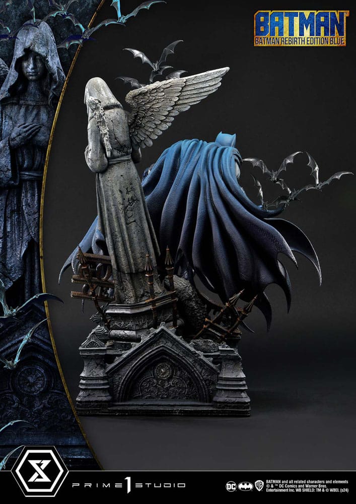 Batman Ultimate Premium Masterline Series Statue 1/4 Batman Rebirth Edition Blue Deluxe Version 71 cm 4580708049823